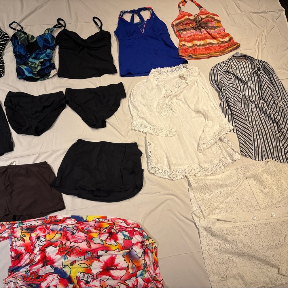 Bundle of 14 Name Brands Ladies Size Medium Swimwear